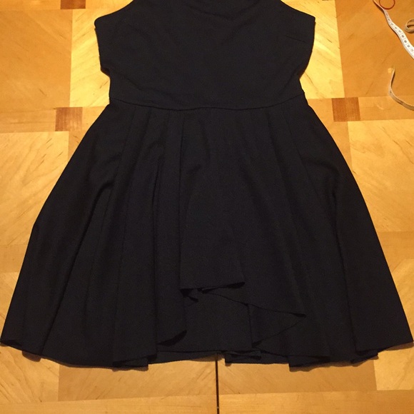 Bluenotes Dresses Bluenotes M Black Skater Dress With Cut Outs